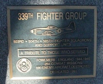 339th Fighter Group Marker image. Click for full size.