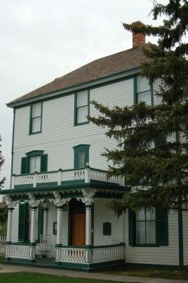 Healy House Marker. Click for full size. Healy House Marker image. Click for full size.