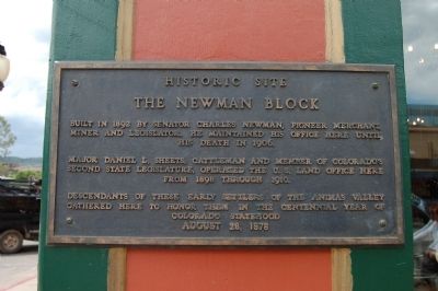 The Newman Block Marker image. Click for full size.