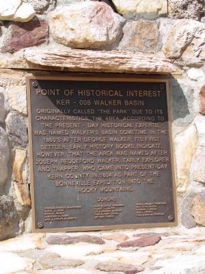 Walker Basin Marker image. Click for full size.