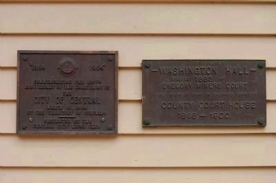 Washington Hall Marker image. Click for full size.