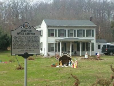 Annapolis Water Company Marker. Click for full size. Annapolis Water Company Marker image. Click for full size.
