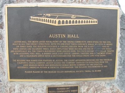 Austin Hall Marker image. Click for full size.