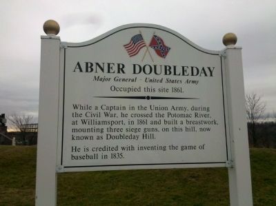 Abner Doubleday Marker image. Click for full size.