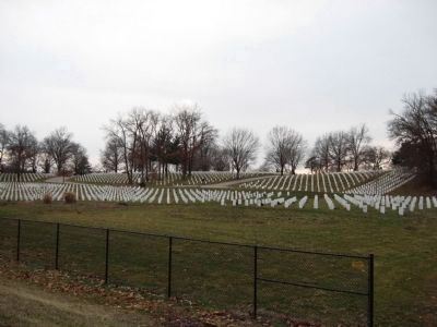 View of Camp Butler burial sites image. Click for full size.