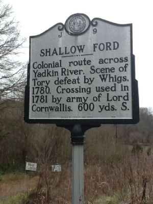 Shallow Ford Marker image. Click for full size.