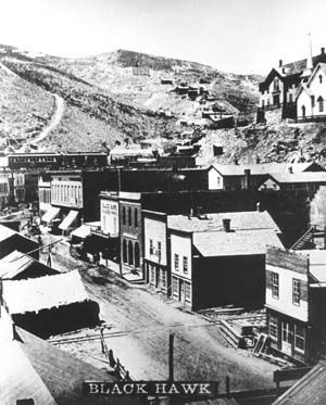 Colorado Central Railroad Trestle image. Click for full size.
