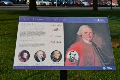 Tryon County Courthouse Marker image. Click for full size.
