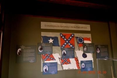 Confederate Generals from Phillips Co. Arkansas image. Click for full size.