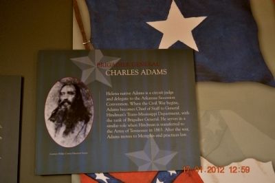 Brigadier General Charles Adams image. Click for full size.