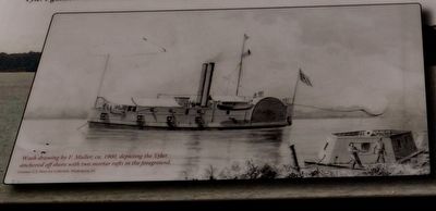 "the gunboat Tyler saved the day" Marker. Click for full size. "the gunboat Tyler saved the day" Marker image. Click for full size.
