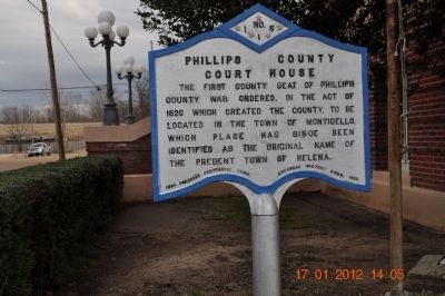 Phillips County Court House Marker image. Click for full size.