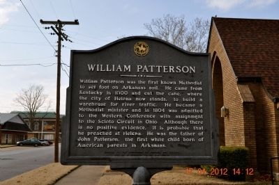 William Patterson Marker. Click for full size. William Patterson Marker image. Click for full size.