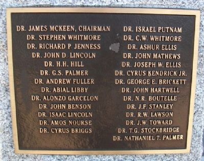Founding of the Maine Medical Association Marker. Click for full size. Founding of the Maine Medical Association Marker image. Click for full size.