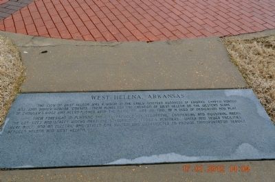 West Helena, Arkansas Marker image. Click for full size.