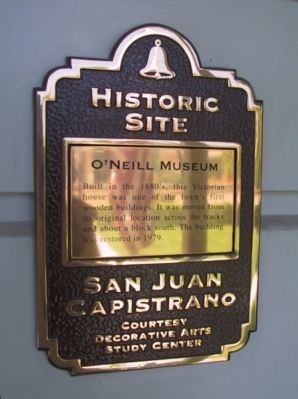 O'Neill Museum Marker image. Click for full size.