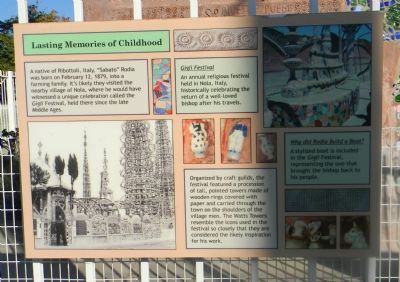 Watts Towers Marker Panel 3 image. Click for full size.
