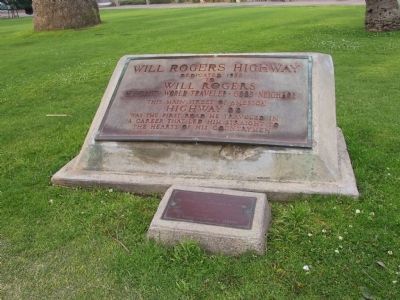 Will Rogers Highway Marker image. Click for full size.