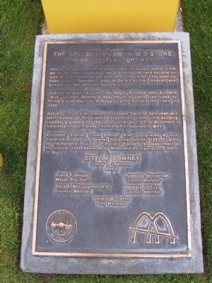 Speedee McDonald's Store Marker image. Click for full size.