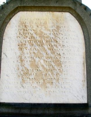 Bath Civil War Memorial Honor Roll. Click for full size. Bath Civil War Memorial Honor Roll image. Click for full size.