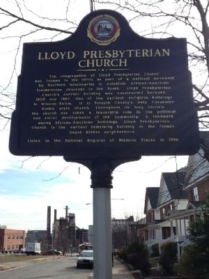 Lloyd Presbyterian Church Marker image. Click for full size.