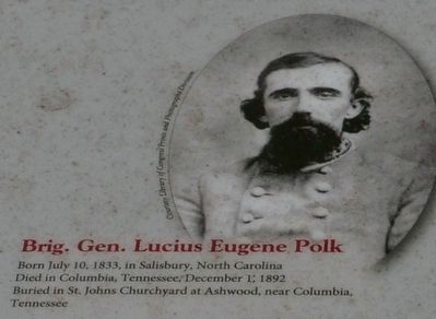 Brig. Gen. Lucius Eugene Polk image. Click for full size.
