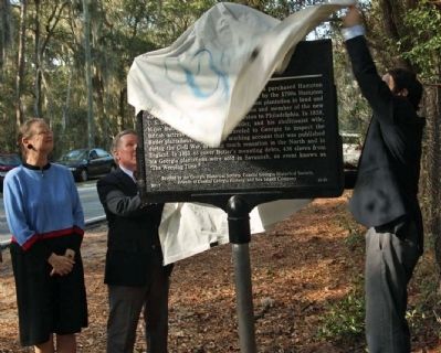 Hampton Plantation Marker Dedicated January 26, 2012 image. Click for full size.