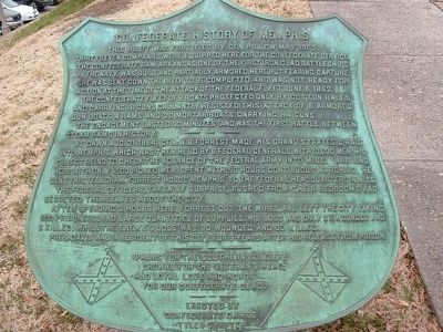 Confederate History of Memphis Marker image. Click for full size.