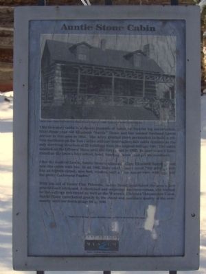 Auntie Stone Cabin Marker image. Click for full size.