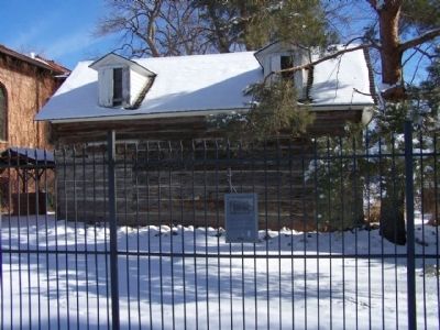 Auntie Stone Cabin and Marker. Click for full size. Auntie Stone Cabin and Marker image. Click for full size.