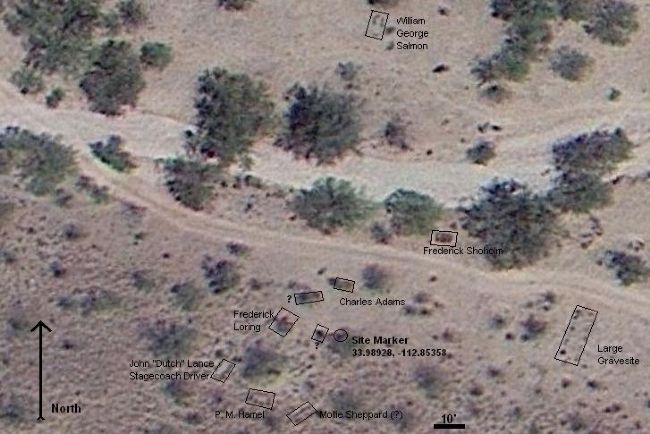 Satellite Photo of Massacre Site image. Click for full size.