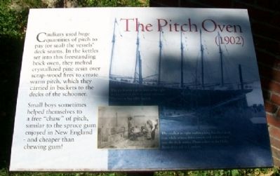 The Pitch Oven (1902) Marker. Click for full size. The Pitch Oven (1902) Marker image. Click for full size.