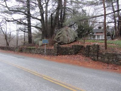 The West Mountain Mission Marker & house in background. Click for full size. The West Mountain Mission Marker & house in background image. Click for full size.