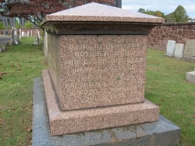 Theodore Dwight Woolsey Marker image. Click for full size.