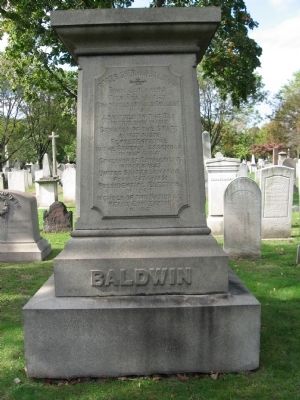 Roger Sherman Baldwin Marker. Click for full size. Roger Sherman Baldwin Marker image. Click for full size.