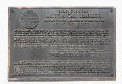 Emanuel African Methodist Episcopal Church Marker. Click for full size. Emanuel African Methodist Episcopal Church Marker image. Click for full size.