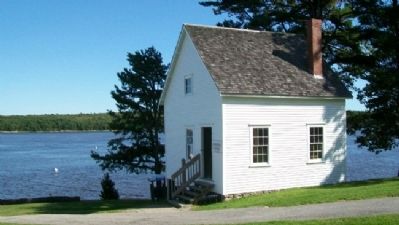 The Caulkers' Shed (1899) and Marker. Click for full size. The Caulkers' Shed (1899) and Marker image. Click for full size.