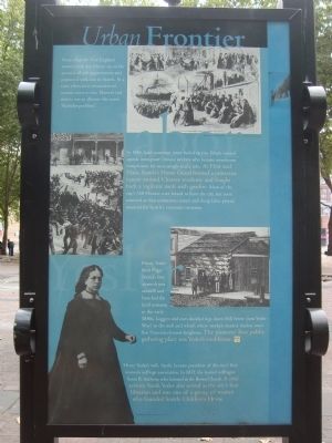 Pioneer Square Historic District Marker - Urban Frontier [Panel 2] image. Click for full size.