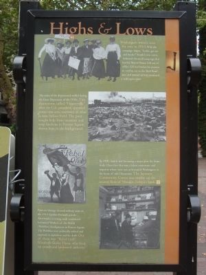 Pioneer Square Historic District Marker - Highs and Lows [Panel 5] image. Click for full size.