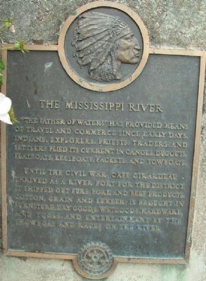 The Mississippi River Marker. Click for full size. The Mississippi River Marker image. Click for full size.