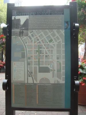Pioneer Square Historic District Marker - Map image. Click for full size.