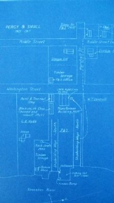 Diagram on The Fitting-Out Pier (1906) Marker. Click for full size. Diagram on The Fitting-Out Pier (1906) Marker image. Click for full size.