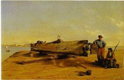 C.S.S. <i>H.L. Hunley</i>. Click for full size. C.S.S. <i>H.L. Hunley</i> image. Click for full size.