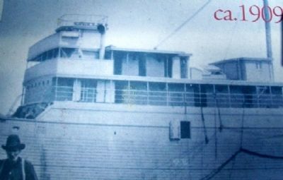 Photo of Steamer <i>Winapie</i> Deckhouse on Marker. Click for full size. Photo of Steamer <i>Winapie</i> Deckhouse on Marker image. Click for full size.