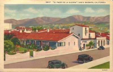 "El Paseo De La Guerra", Santa Barbara, California image. Click for full size.