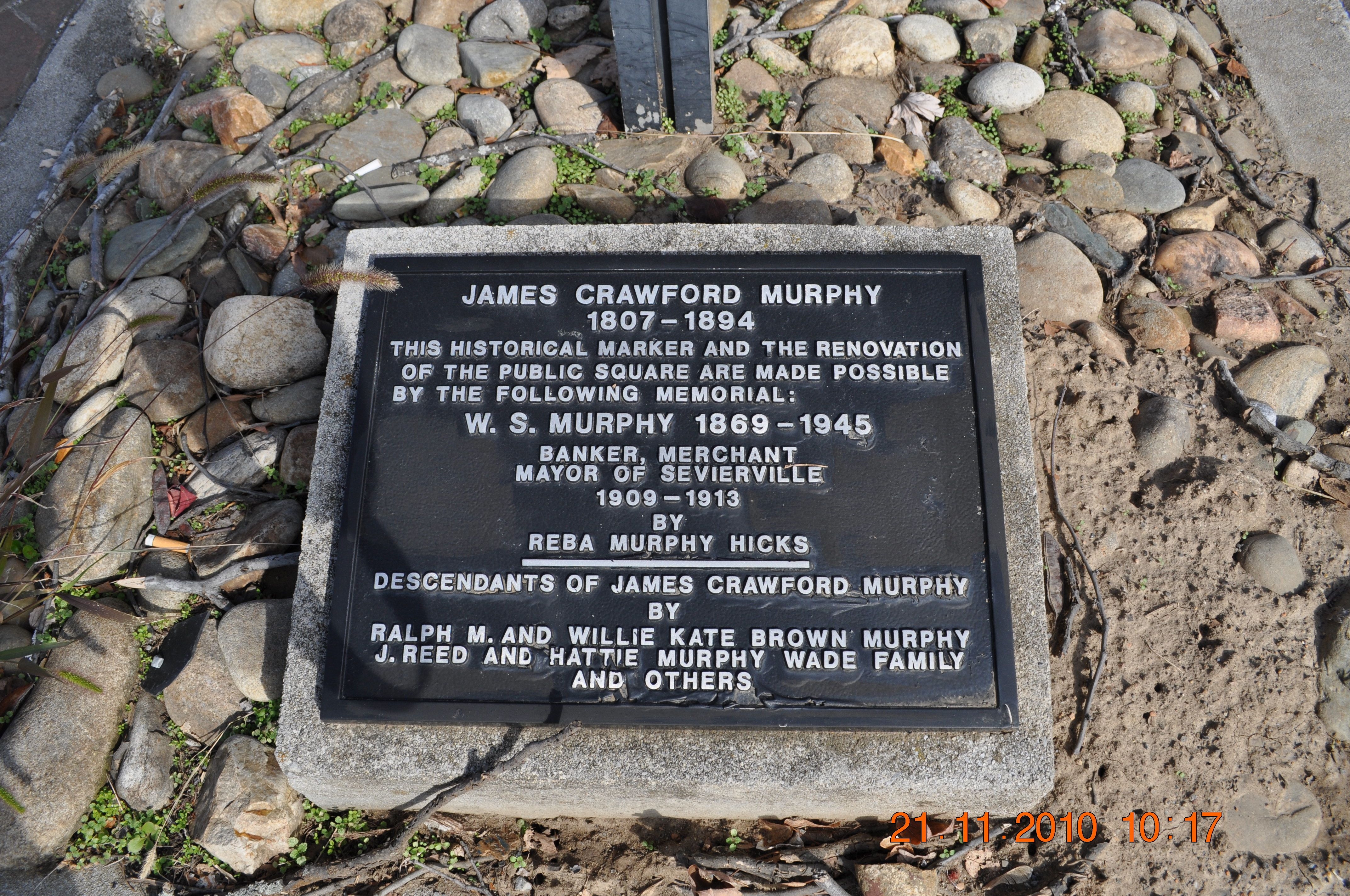 James Crawford Murphy Marker