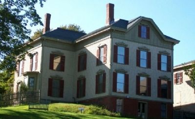 Shipyard Owner's Home and Marker. Click for full size. Shipyard Owner's Home and Marker image. Click for full size.