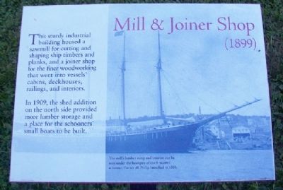 Mill & Joiner Shop (1899) Marker image. Click for full size.