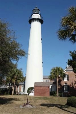 St. Simons Lighthouse, seen after 2010 Renovation image. Click for full size.