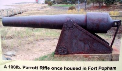 Photo on Fort Popham: Guardian of the Kennebec Marker image. Click for full size.